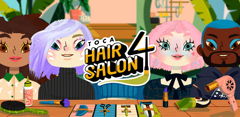 بازی toca hair salon 4