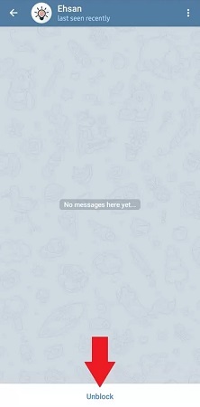 آنبلاک در تلگرام