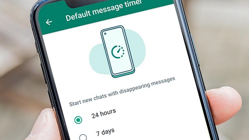 آموزش نحوه ارسال پیام حذف شونده در واتساپ